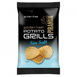 Piranha Potato Grills Sea Salt 12x75g