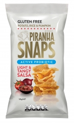 Piranha Active Probiotic Snaps Light & Tangy Salsa 12x50g