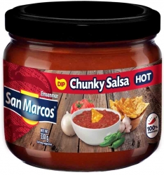 San Marcos Chunky Salsa Hot 330g (12)