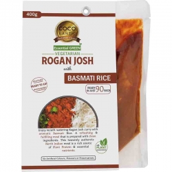 Coco Earth Vegetarian Rogan Josh with Basmati Rice Ready Meals 400g (4)