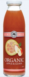 Natures Organics Apple & Guava Juice 350ml (12)