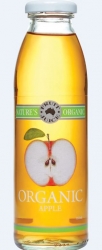 Natures Organics Apple Juice 350ml (12)