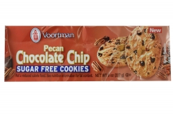 Voortman Pecan Choc Chip Cookies Sugar Free 227g (12)
