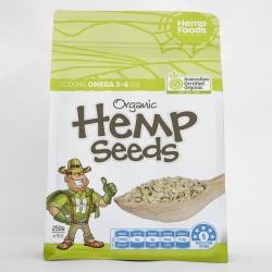 Organic Hemp Seeds Hulled 250g - Click for more info