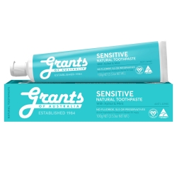 Grants Sensitive with Mint Natural Toothpaste 100g
