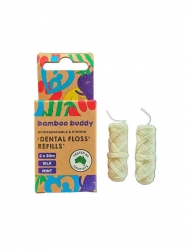 Bamboo Buddy Dental Floss Refills 2x30m silk mint (10)