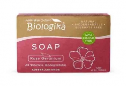 Rose & Geranium Soap Bar 100g