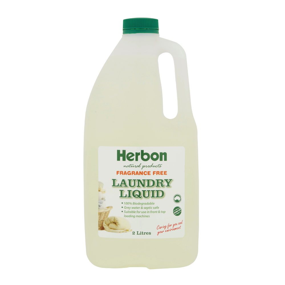 Herbon Laundry Liquid Fragrance Free 2lt