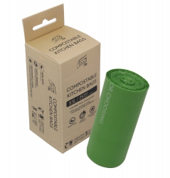 Compostable Kitchen Bags 9.5L - 25Bags/Roll (10)