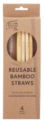 Eco Basics Reusable Bamboo Straws  (6)