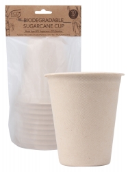 Eco Basics Biodegradable Sugarcane Cup - 10pcs (6)