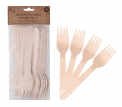 Eco Basics Biodegradable Wood Fork - 18pcs (6)