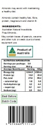 Premium Choice Australian Almonds Natural 12x150g