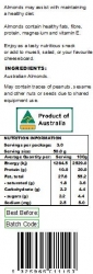 Premium Choice Australian Dry Roasted  Almonds 12x150g