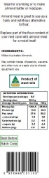 Premium Choice Australian Natural Almond Meal 10x400g