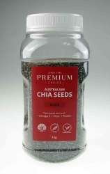 Premium Choice Chia Seed Black Australian 1kg x3