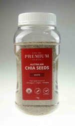 Premium Choice Chia Seed White Australian 1kg x3